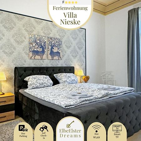 Ferienwohnung Villa Nieske - Jugendstil Denkmal, Free Wlan & Parken, Self Check-In, Smart-Tv Herzberg  Εξωτερικό φωτογραφία